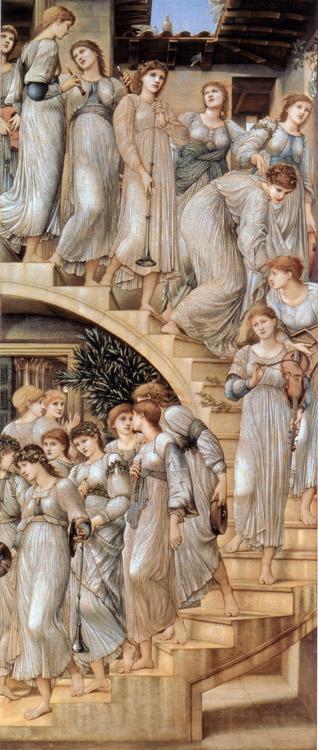 Sir Edward Coley Burne-Jones The Gold Stairs (mk19) Germany oil painting art